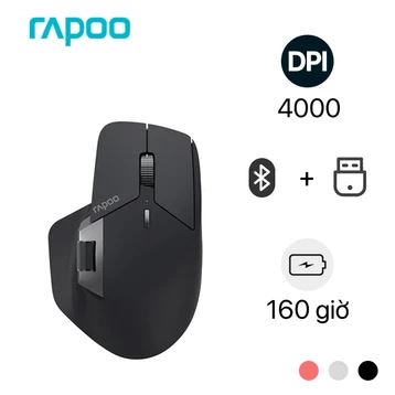 Chuột không dây Bluetooth Rapoo MT760M Mini - Chính Hãng