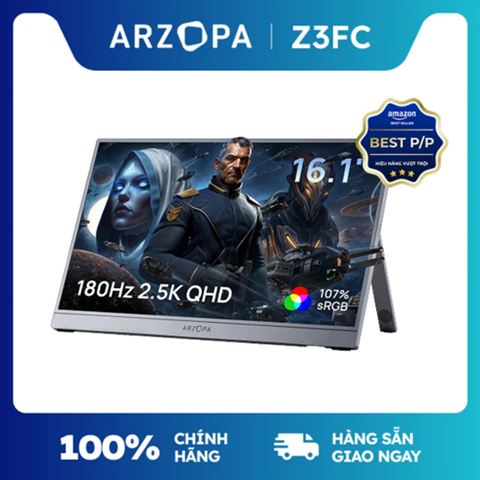 Màn hình di động Gaming Arzopa Z3FC 16.1 inch 180Hz (Kèm túi)