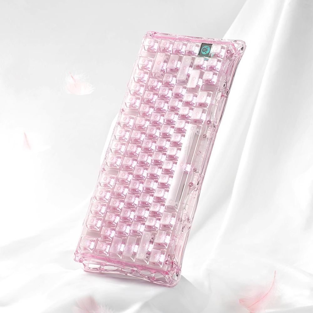 Bàn phím cơ GravaStar Mercury K1 Lite - Crystal Rose 1