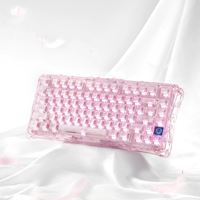 Bàn phím cơ GravaStar Mercury K1 Lite - Crystal Rose 2