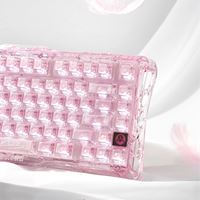 Bàn phím cơ GravaStar Mercury K1 Lite - Crystal Rose 3