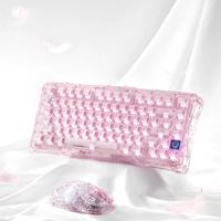 Bàn phím cơ GravaStar Mercury K1 Lite - Crystal Rose 5