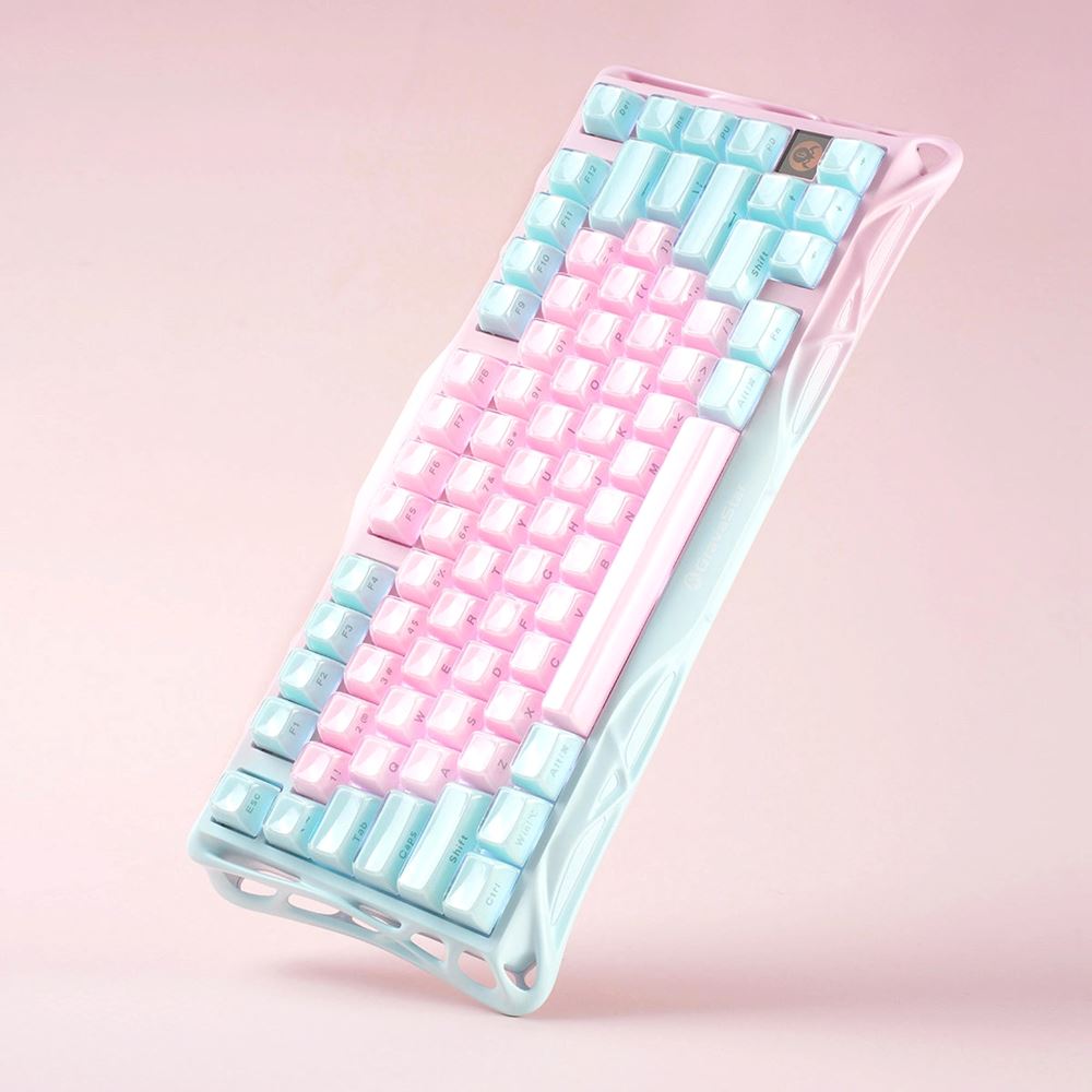 Bàn phím cơ GravaStar Mercury K1 Lite Special Edition - Lumen Rose 1