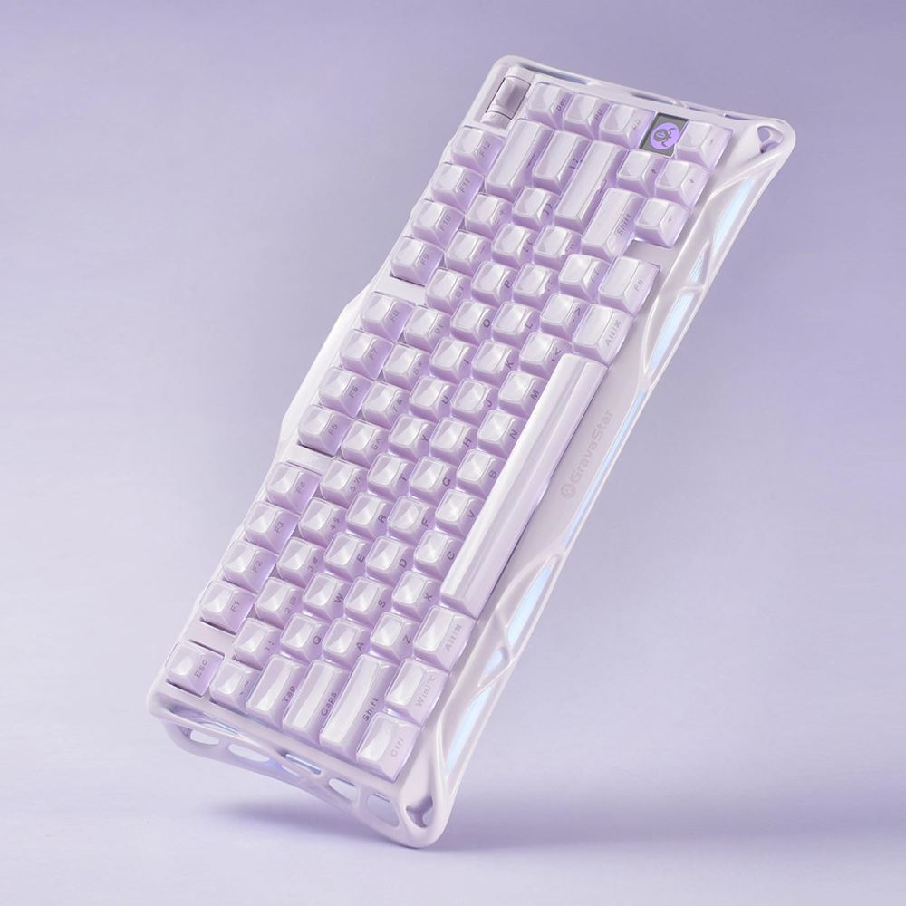 Bàn phím cơ GravaStar Mercury K1 Special Edition - Lavender Purple 1