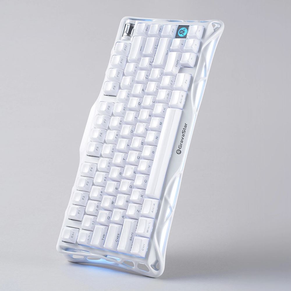 Bàn phím cơ GravaStar Mercury K1 Special Edition - Opaline White 1