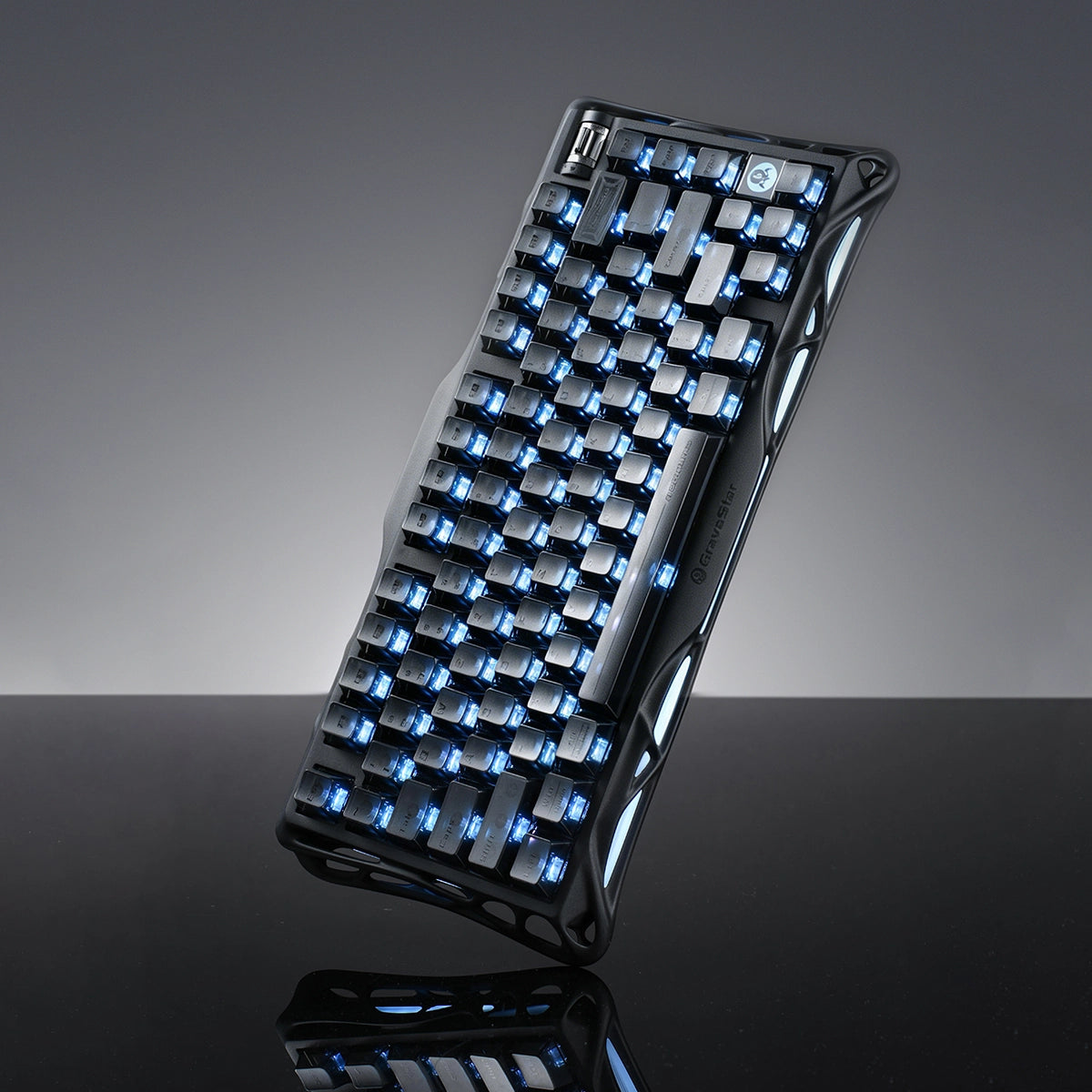 Bàn phím cơ GravaStar Mercury K1 - Stealth Black