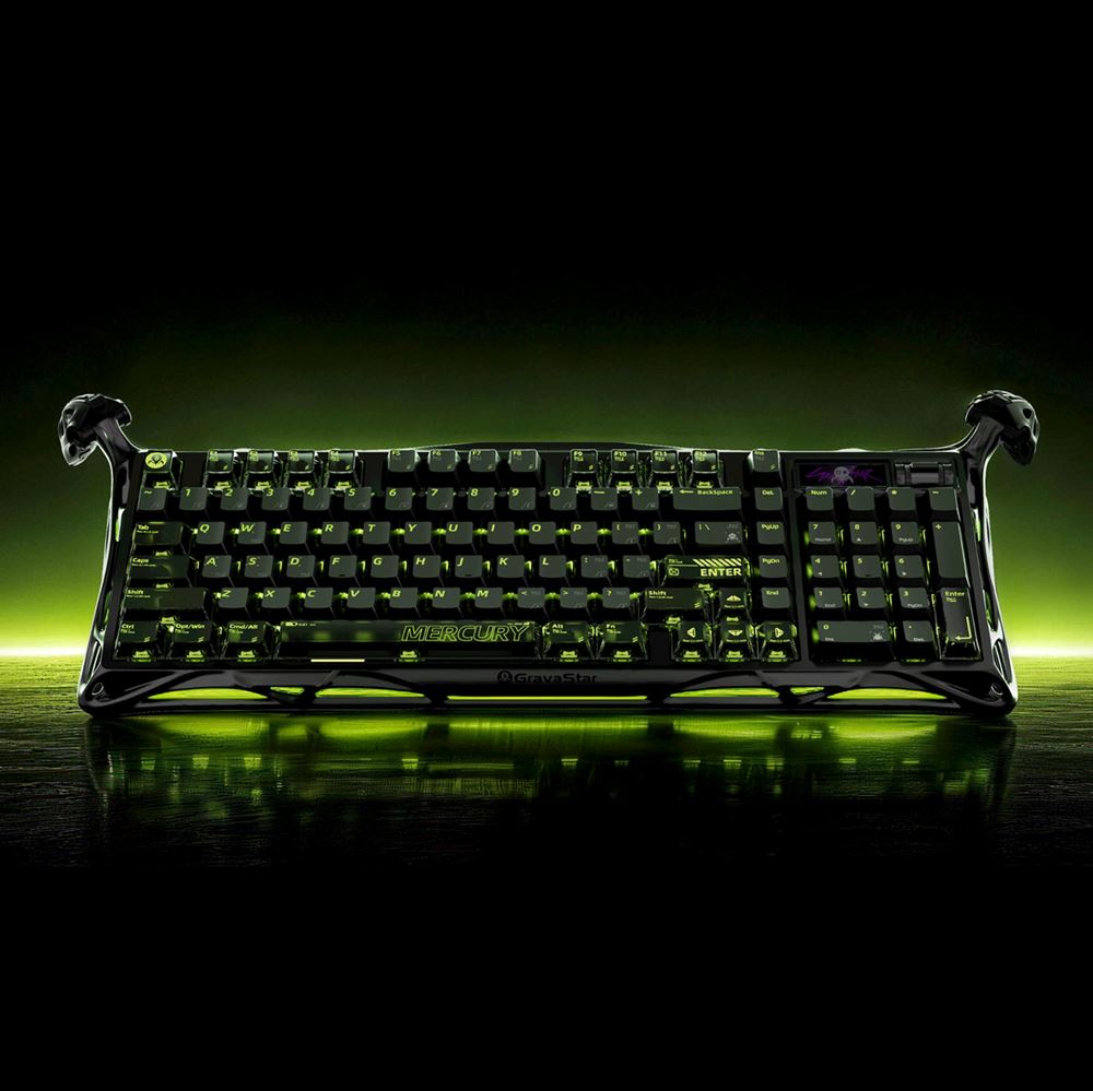 Bàn phím cơ GravaStar Mercury K98 Pro - Phantom Black 1
