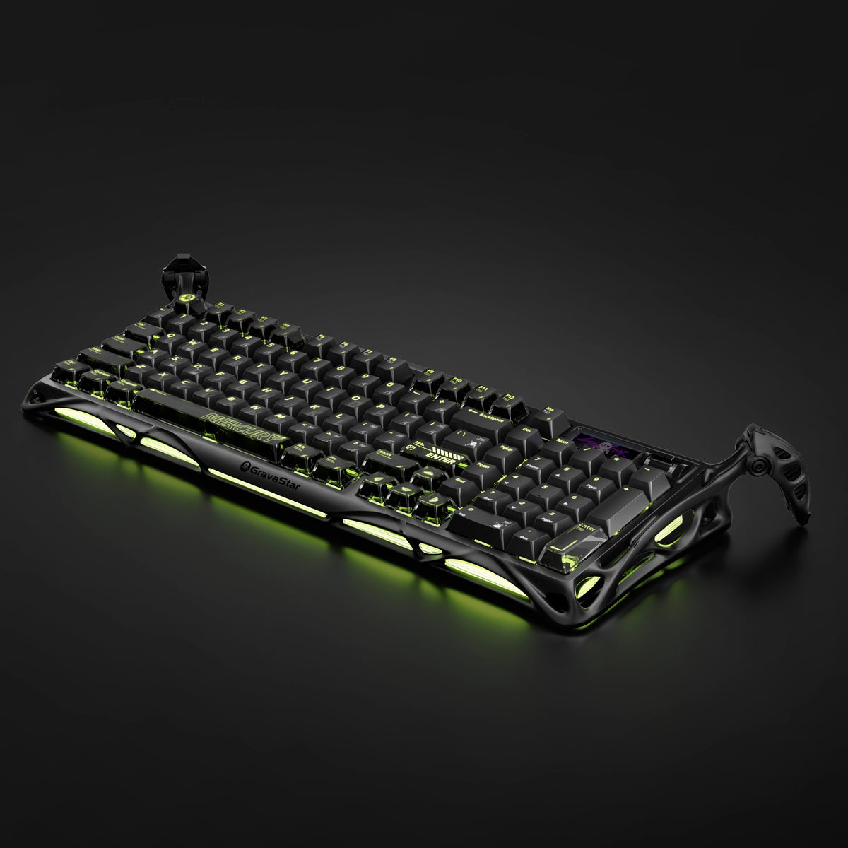 Bàn phím cơ GravaStar Mercury K98 Pro - Phantom Black