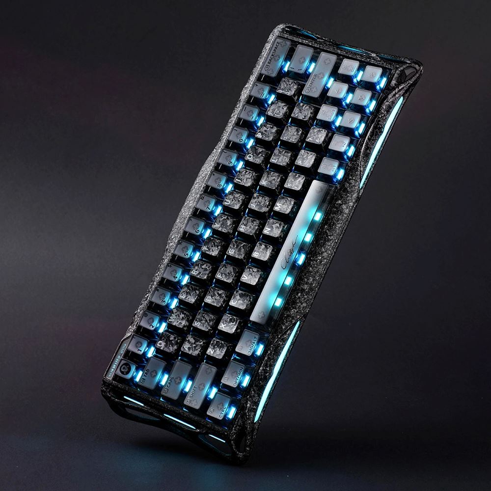 Bàn phím Hall Effect GravaStar Mercury V60 Pro Special Edition - Cyber Frost Black 1