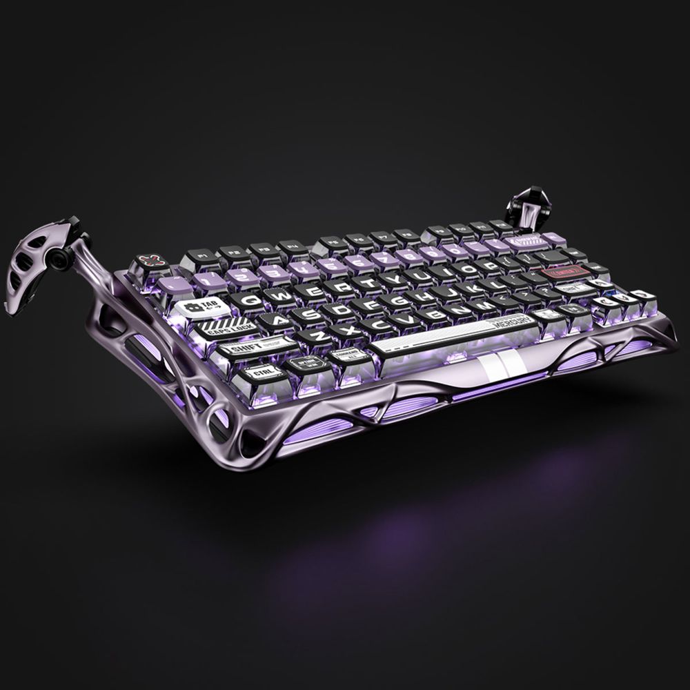 Bàn phím Hall Effect GravaStar Mercury V75 Pro - Iron Purple 1