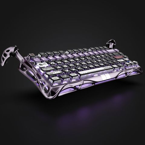 Bàn phím Hall Effect GravaStar Mercury V75 Pro - Iron Purple