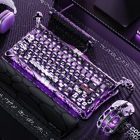 Bàn phím Hall Effect GravaStar Mercury V75 Pro - Iron Purple 7