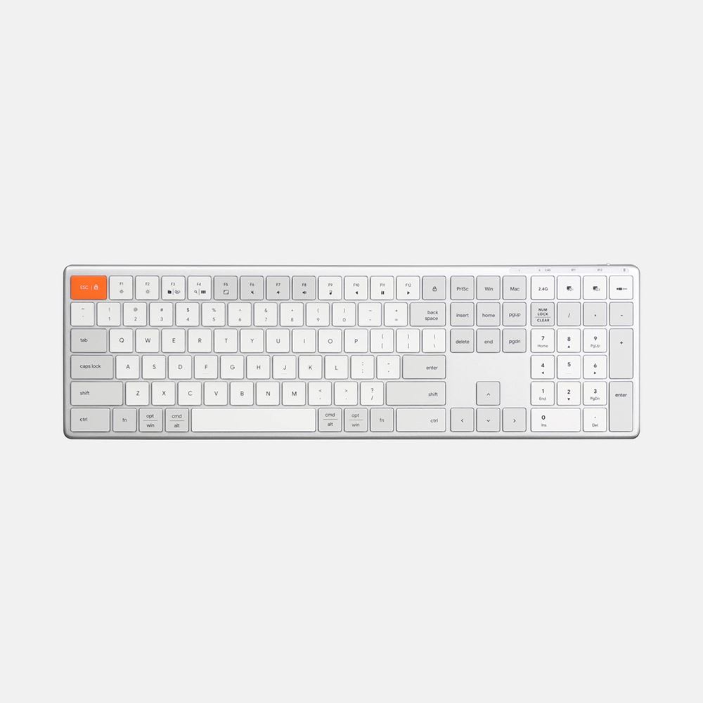 Bàn phím không dây HyperWork HyperOne Gen 3 Plus - Trắng 1