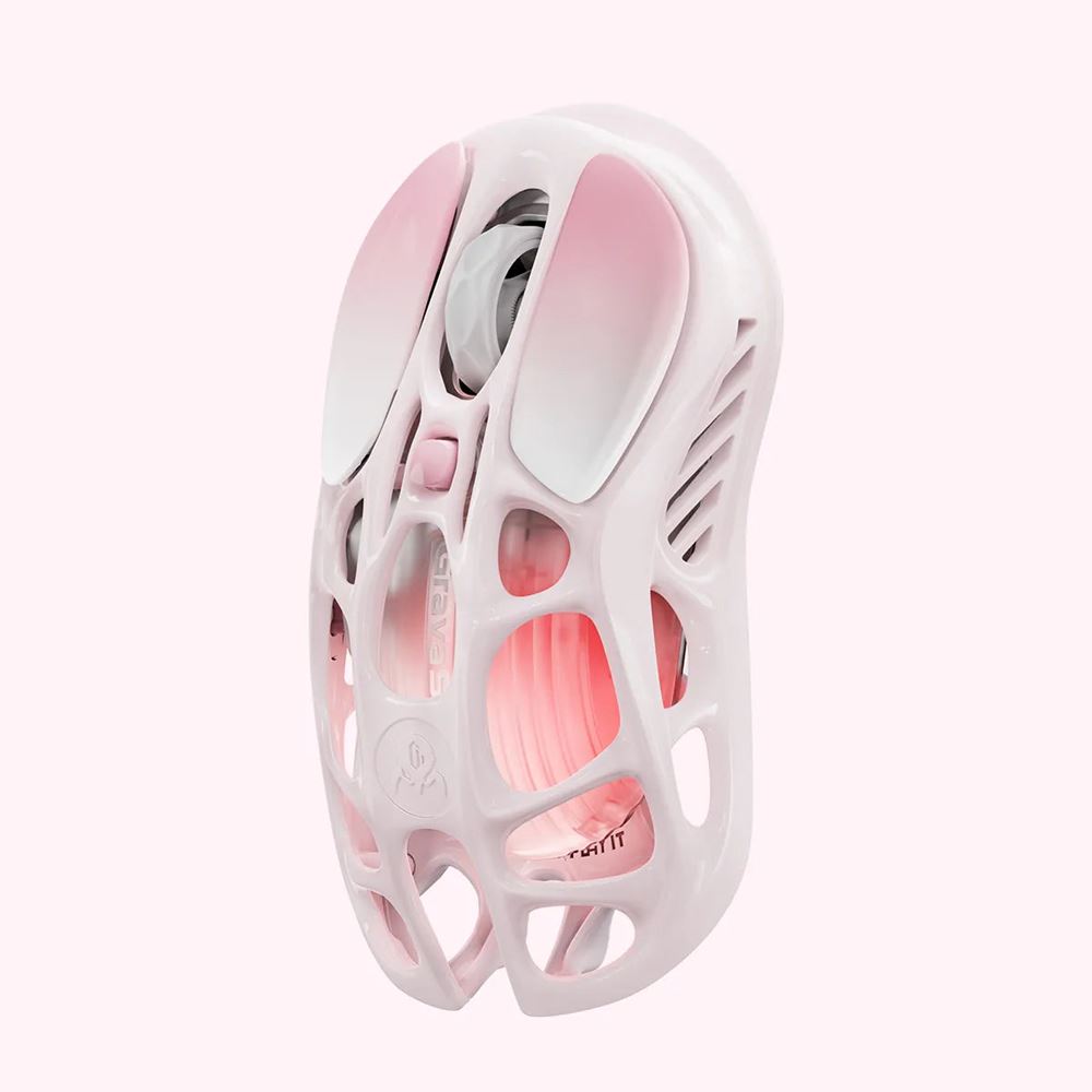 Chuột gaming không dây GravaStar Mercury M1 Pro Special Edition - Sakura Pink 1