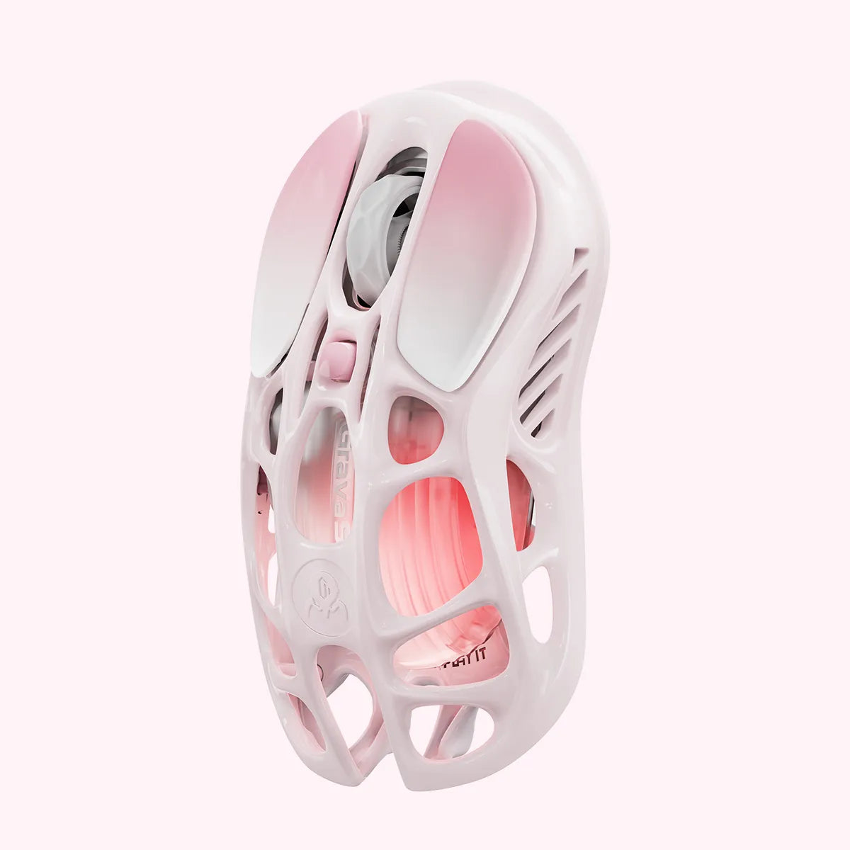 Chuột gaming không dây GravaStar Mercury M1 Pro Special Edition - Sakura Pink