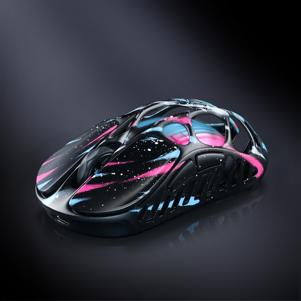 Chuột gaming không dây GravaStar Mercury X Pro Special Edition - Neon Graffiti