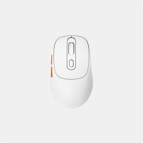 Chuột không dây HyperWork Silentium Mini MS01M - Trắng