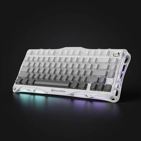 Bàn phím Gravastar Mercury K1 - Gradient White