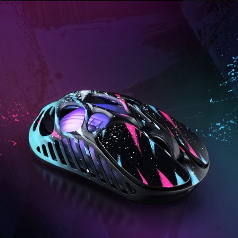 Chuột gaming GravaStar Mercury X Pro Special Edition - Neon Graffiti