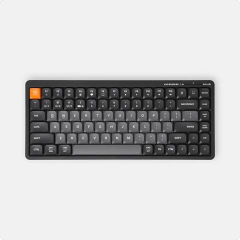 Bàn phím không dây HyperWork SilentKey Mini TS01M - Đen