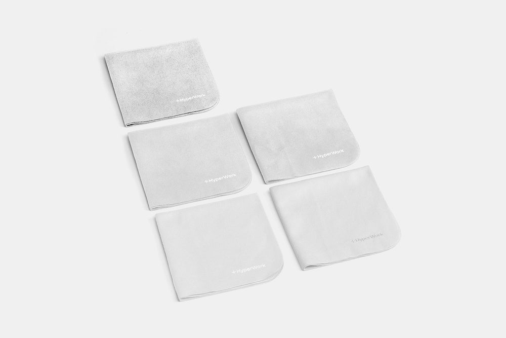 Bộ 5 khăn lau Microfiber HyperWork CC01 - Làm sạch hiệu quả