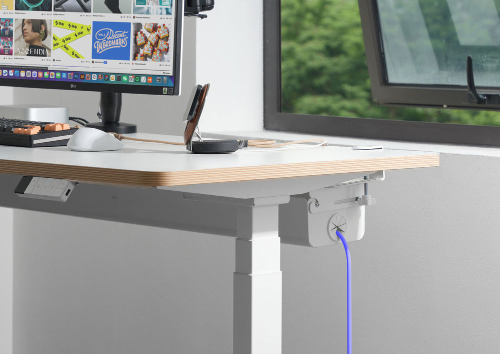 Khay đi dây kẹp bàn HyperWork CM04 Size L - Đóng/Mở dễ dàng