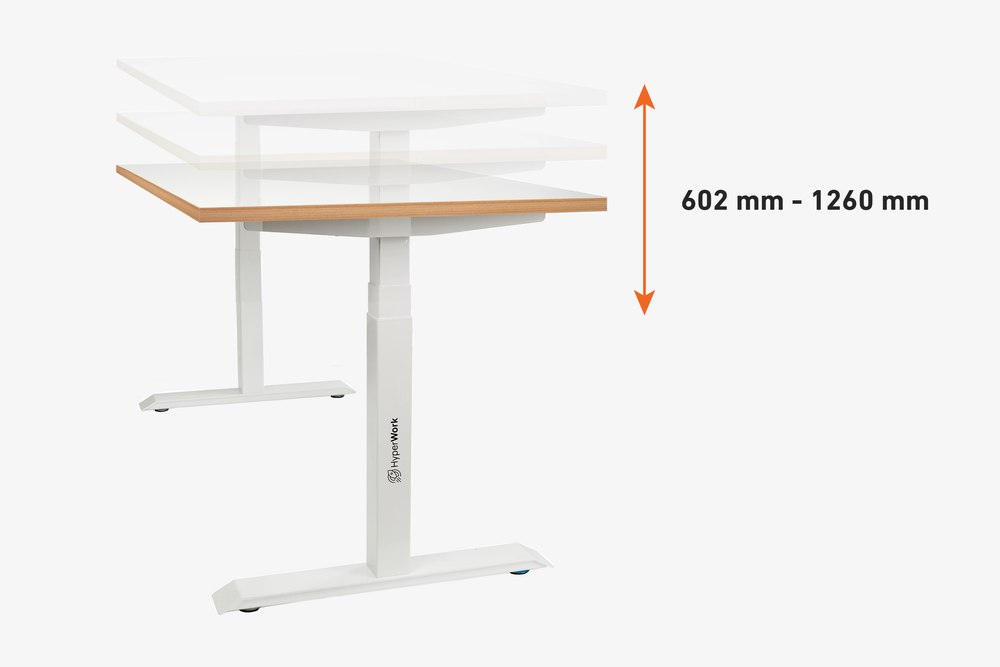 Khung bàn nâng hạ HyperWork Atlas DP01 - Sức mạnh tĩnh lặng, hiệu suất đỉnh cao