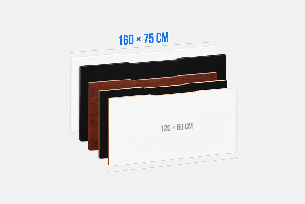 Mặt bàn gỗ MDF HyperWork - Bền màu, dễ vệ sinh