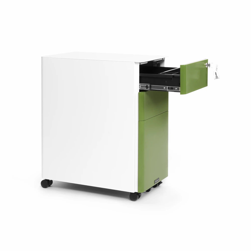 Tủ tài liệu thép di động HyperWork Ivy Slim MC02 - Vật liệu thép bền bỉ, an toàn
