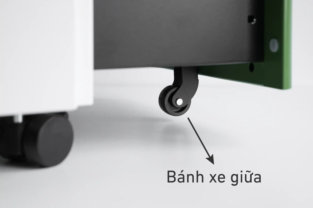 Tủ tài liệu thép di động HyperWork Ivy Slim MC02 - Bánh xe 360 độ thuận tiện di chuyển