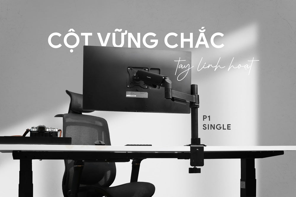 Giá đỡ màn hình HyperWork P1 Single PA02 - Giá đỡ màn hình HyperWork P1 Single PA02
