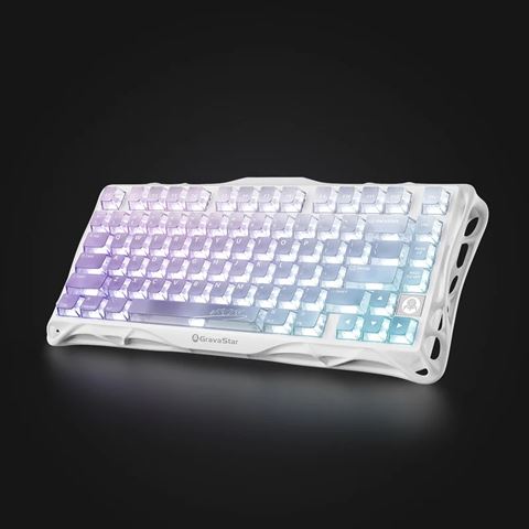 Bàn phím cơ Gravastar Mercury K1 Lite - Crystal Aurora