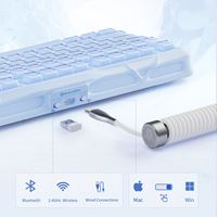 Bàn phím cơ gaming GravaStar Mercury K1 - Ice Blue 1