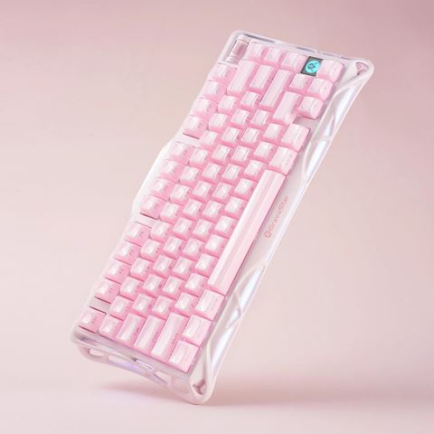 Bàn phím cơ gaming GravaStar Mercury K1 - Phiên bản đặc biệt Sakura Pink
