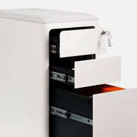Tủ tài liệu thép di động HyperWork Ivy Pro MC04 - Be 2