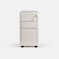 Tủ tài liệu thép di động HyperWork Ivy Pro MC04 - Be 3