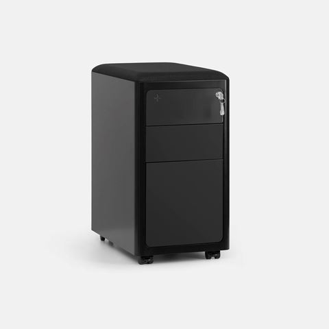 Tủ tài liệu thép di động HyperWork Ivy Pro MC04 - Đen